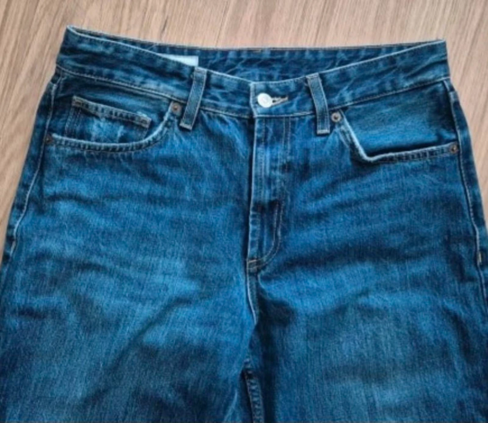 Donkere blauwe spijkerbroek Zara Maat 38 – photo 2
